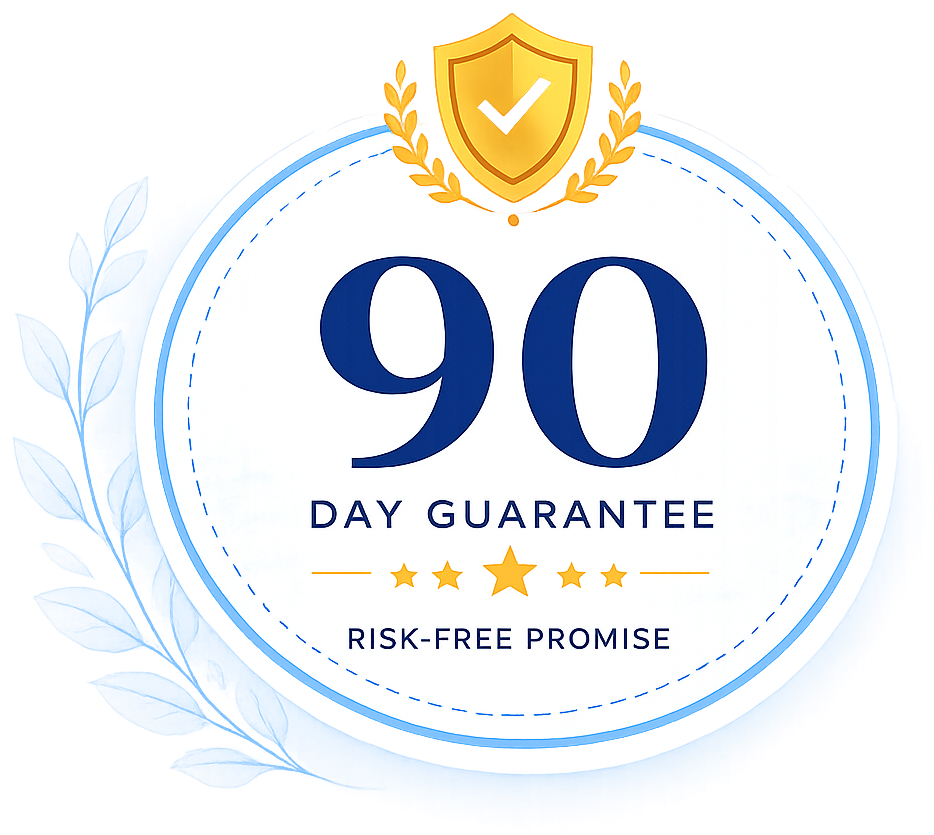 90-Day Risk-Free Promise badge
